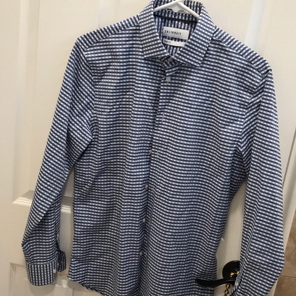 Nordstrom Calibrate Trim Fit Non-Iron Dress Shirt - Picture 3 of 5